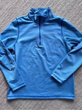 Vineyard Vines Bright Blue Half-Zip Pullover